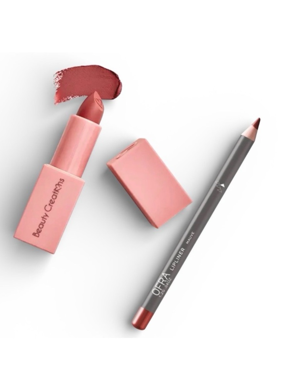 Lip Bundle: Beauty Creations Tease Me Matte Lipstick & Mauve Ofra Lipliner NWT